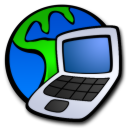 notebook to internet connection icon